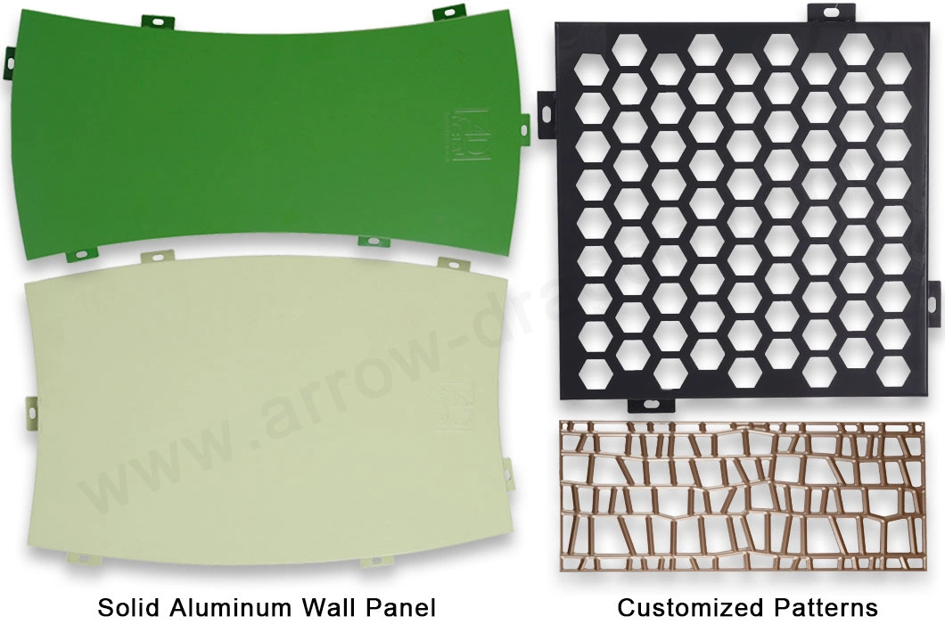 High Strength PVDF Solid Aluminum Sheet/Panel for Wall Covering