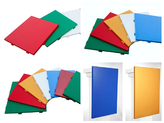 Multicolor Aluminum Solid Panels Multi-Color Finishes