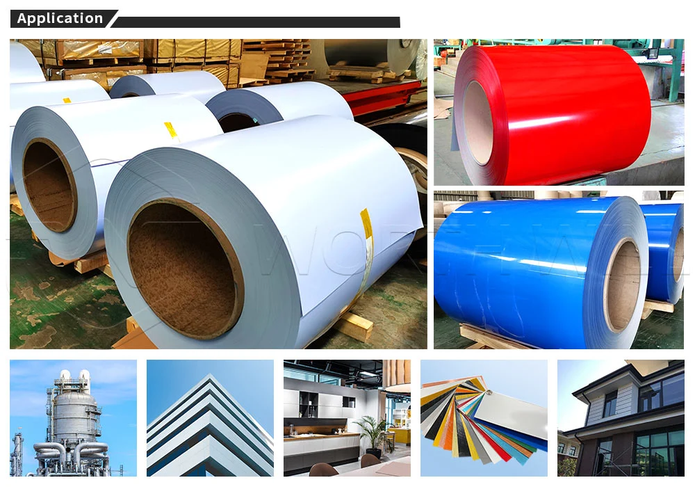 10 - 1800 mm Width Painted Color Coated Aluminum Coil/Sheet for Roofing Building Gutter 1100 1060 Coating Aluminium Price