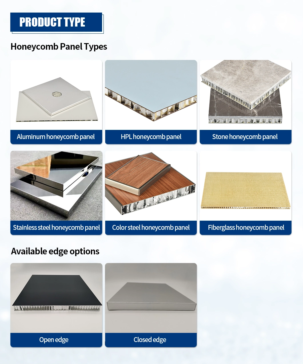 Exterior Cladding Aluminum Sheet Composite Sanwich Honeycomb Panel for Curtain Wall Interior Decoration