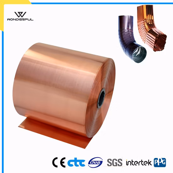 Color Coating Painting Aluminum Coil for K Style Seamless Gutters Gutter Downspouts