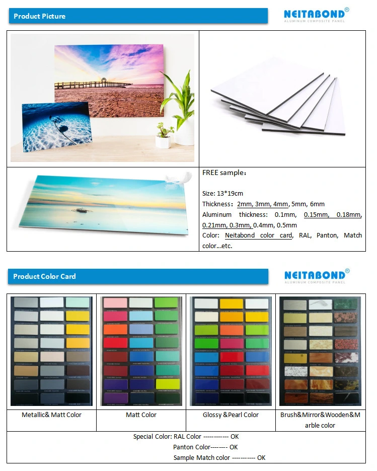 Composite Material Aluminum Composite Panel for Signage with 3mm ACP Price