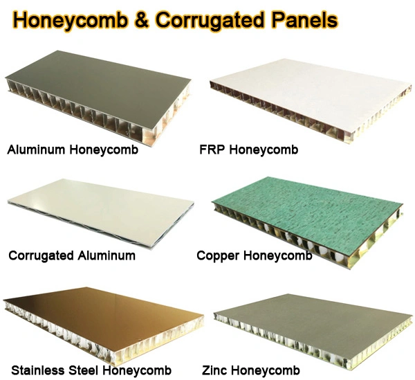4mm 5mm 10mm 18mm 25mm Lightweight Fiberglass Steel Metal Stone PVDF Aluminium Aluminum Honeycomb Sheet