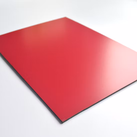 Exterior Wall Cladding Aluminum Plastic Composite Panel with Polyester Core for Building Material