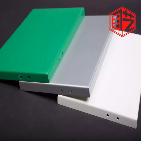 PVDF Spray Coating Anodized Outdoor Decorative Soffit Facade Cladding Crafted Aluminium Aluminum Perforated Solid Panel