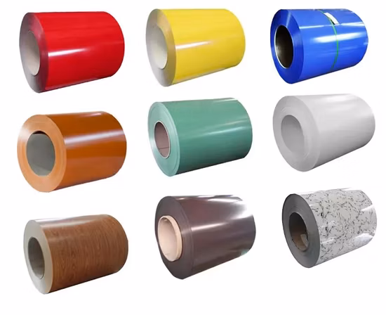 PPGL PPGI Prepainted Aluminum Coil Prepainted Aluzinc Steel Coil with PE PVDF Coating with Zinc Aluzinc Aluminium Base Metal